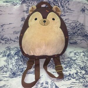 Squishmallows 10” Hans The Hedgehog Mini Backpack Plush